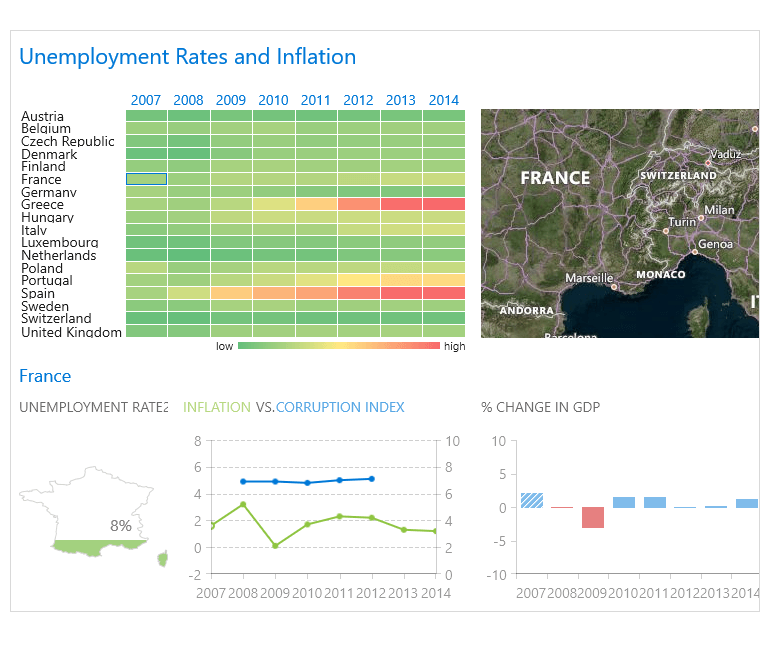 WinUI HeatMap Control - Selection support