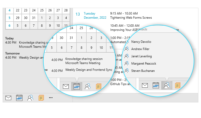 WPF OfficeNavigationBar Control Overview
